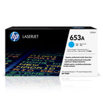 New, Pre-Owned - HP 653A Standard-Yield Cyan Toner Cartridge, CF321A