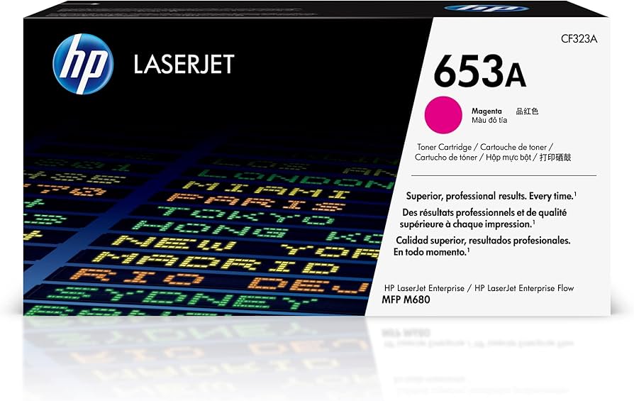 New, Pre-Owned - HP 653A Standard-Yield Magenta Toner Cartridge, CF323A
