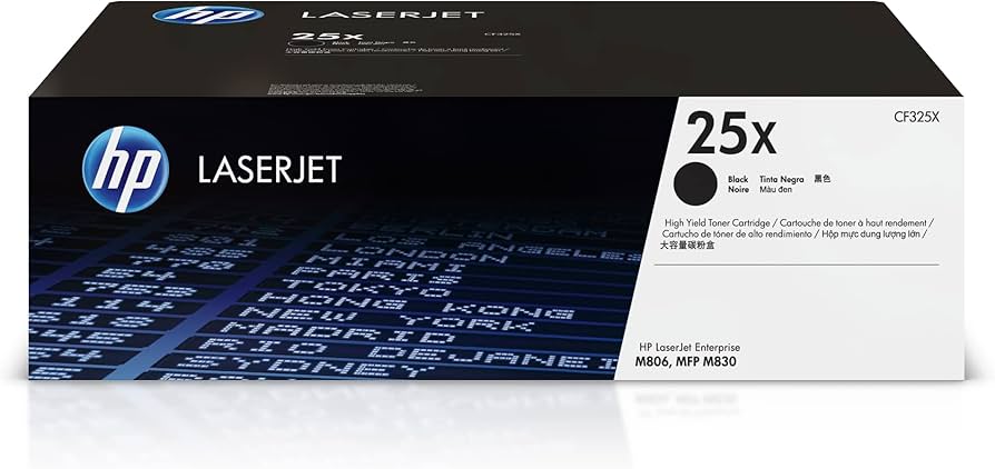 New, Pre-Owned - HP 25X High-Yield Black Toner Cartridge, CF325X