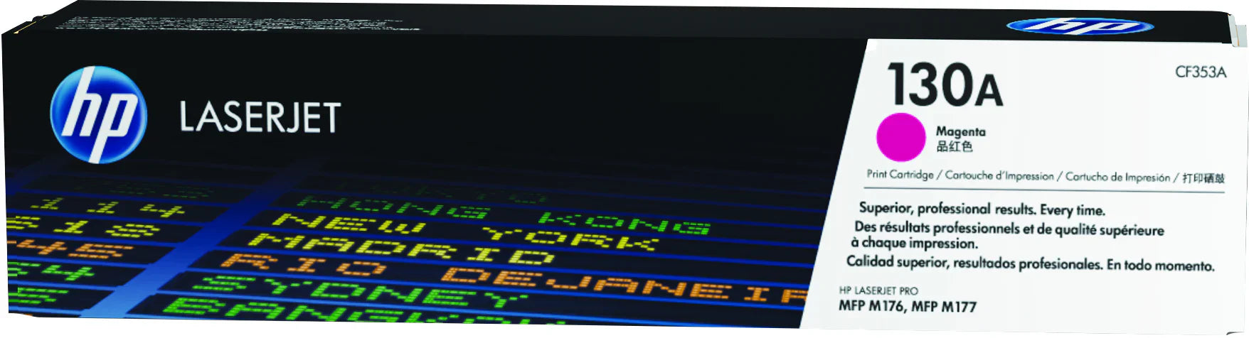 New, Pre-Owned - HP 130A Magenta LaserJet Toner Cartridge, CF353A