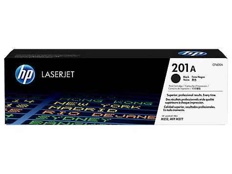 New, Pre-Owned - HP 201A Standard Yield Black Toner Cartridge, CF400A