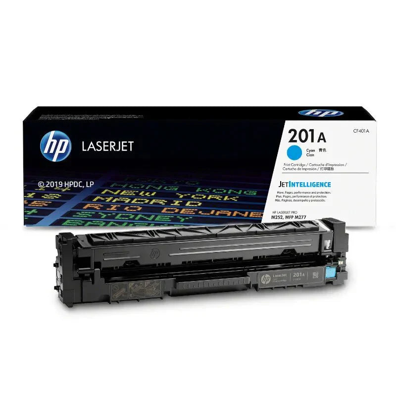 New, Pre-Owned - HP 201A Standard Yield Cyan Toner Cartridge, CF401A