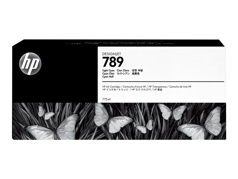 New, Pre-Owned - HP 789 775ml Light Cyan Latex DesignJet Ink Cartridge, CH619A