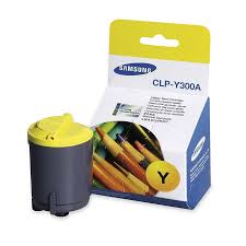 New, Pre-Owned - Samsung CLP-Y300 Standard Yield Yellow Toner Cartridge, CLP-Y300A