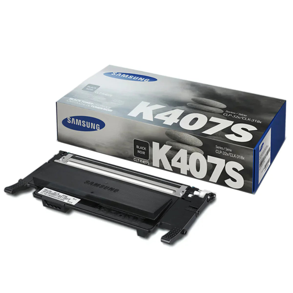 New, Pre-Owned - Samsung K407 Black Toner Cartridge, CLT-K407S