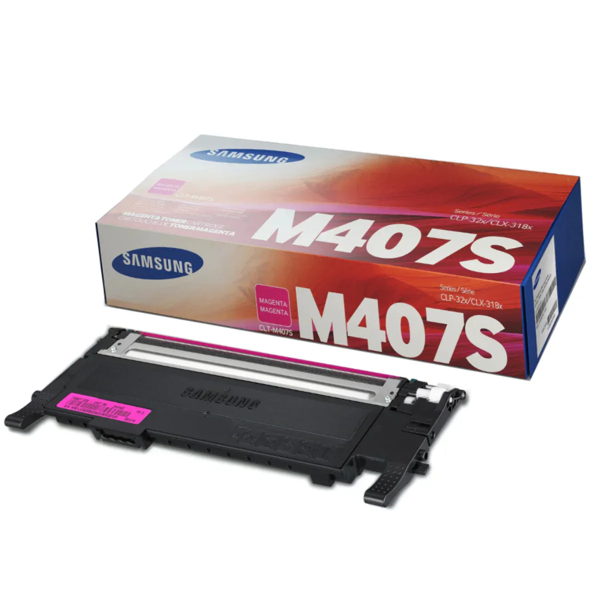 New, Pre-Owned - Samsung M407 Standard Yield Magenta Toner Cartridge, CLT-M407S