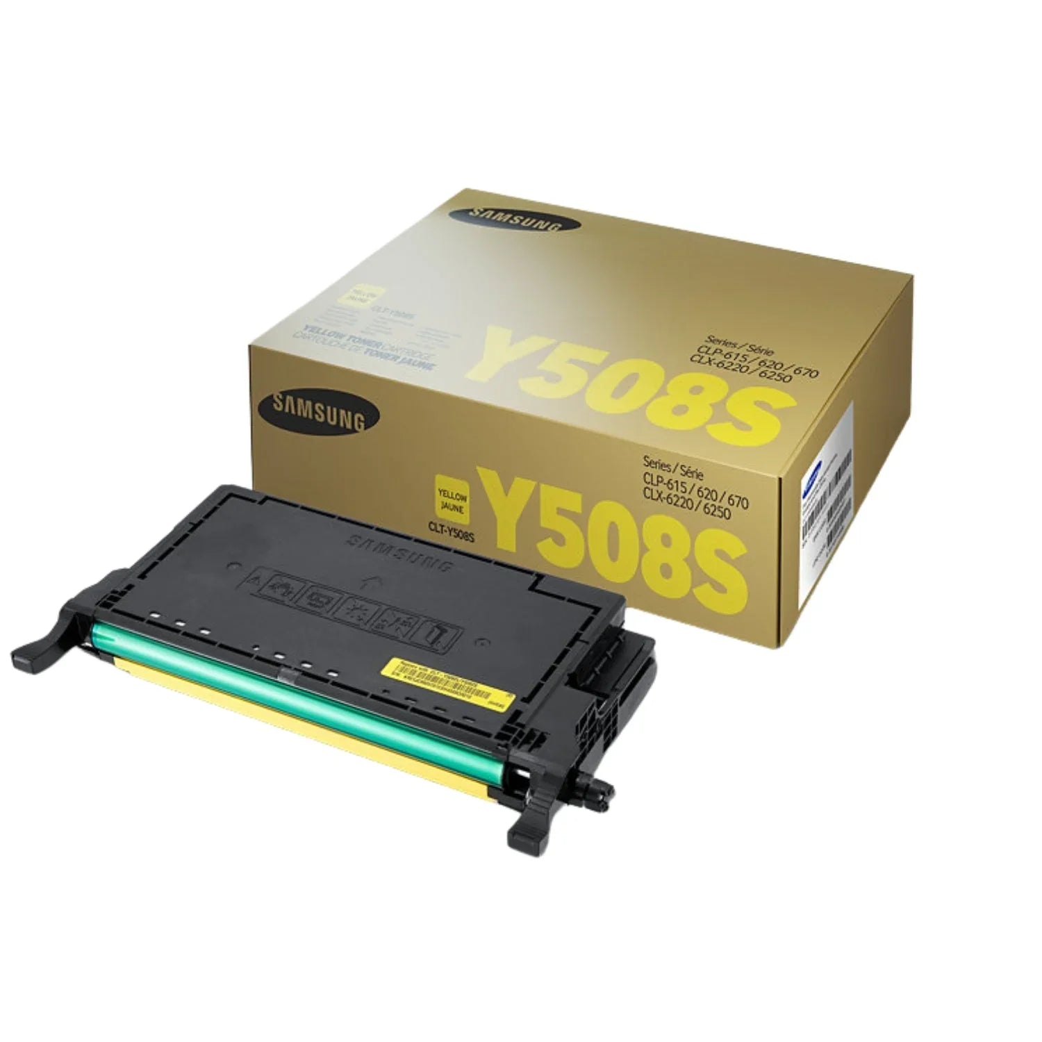 New, Pre-Owned - Samsung Y508S Standard Yield Yellow Toner Cartridge, CLT-Y508S