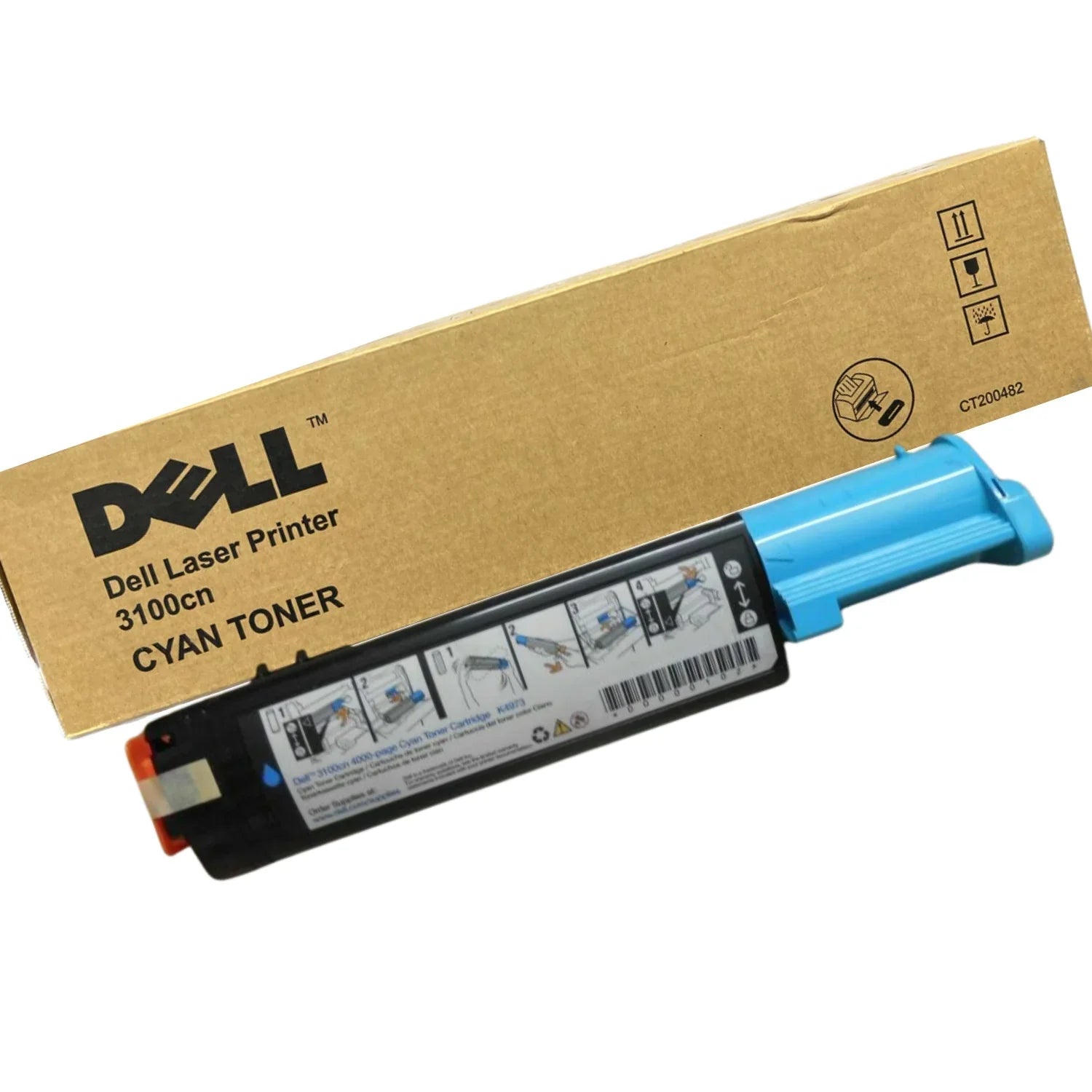 New, Pre-Owned - Dell CT200482 High Yield Cyan Toner Cartridge