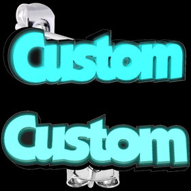 Custom Glow in the Dark Text Personalized Message Stud Earrings