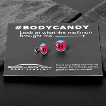 Heartbreak Bandaged Heart Stud Earrings by Onyx O