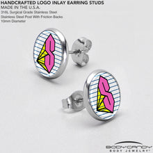 Hot Pink Cool S Stud Earrings by Onyx O