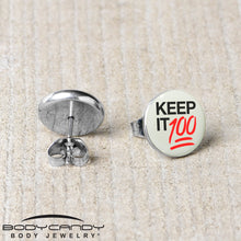 Keep it 100 Glow in the Dark Stud Earrings by Onyx O