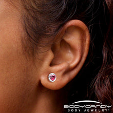 I Don't Like You Valentine Heart Stud Earrings