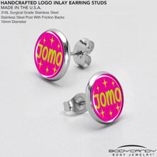 Pink JOMO Stud Earrings by Onyx O