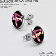 Karmic Boomerang Stud Earrings by Onyx O