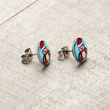 Snowfall Holiday Penguin Stud Earrings by Onyx O