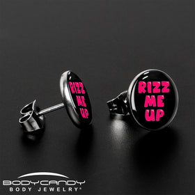 RIZZ ME UP Stud Earrings by Onyx O