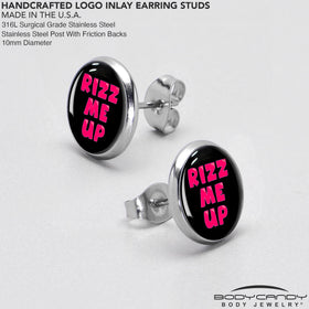 RIZZ ME UP Stud Earrings by Onyx O