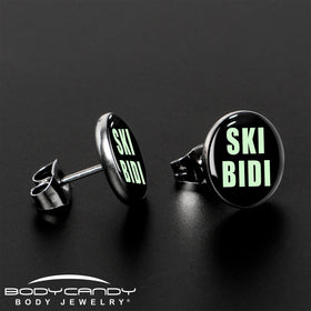 SKIBIDI Stud Earrings by Onyx O