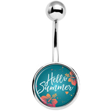 Floral Hello Summer Belly Ring