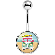 Tropical Beach Cruiser Belly Ring
