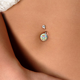 Tropical Beach Cruiser Belly Ring