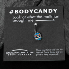 Retro Cassette Tape Belly Ring by Onyx O