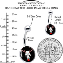 Holiday Dead Nosed Reindeer Belly Ring by Onyx O