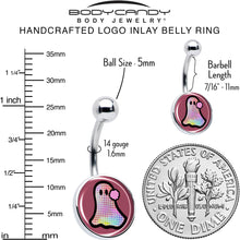 Disco Spirit Ghost Belly Ring by Onyx O