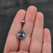 Glow in the Dark Tree of Life Belly Ring by Onyx O