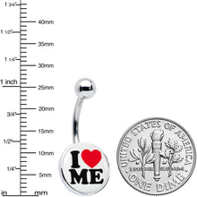 I Love Me Belly Ring by Onyx O