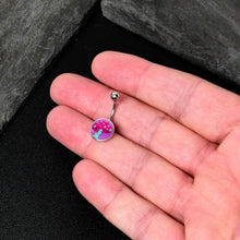 Funky Floral Mushroom Belly Ring by Onyx O