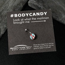 Snowfall Holiday Penguin Belly Ring by Onyx O
