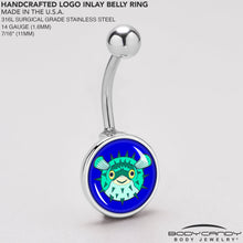 Pufferfish Belly Ring by Onyx O