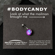Purple Nautical Sand Dollar Belly Ring by Onyx O