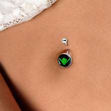 Shaka Hand Belly Ring by Onyx O