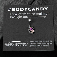 Burning Skull Candle Belly Ring by Onyx O