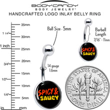 Spicy and Saucy Belly Ring by Onyx O
