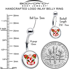Stawberry Cow Belly Ring by Onyx O