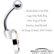 Burning Marshmallow Belly Ring by Onyx O