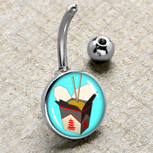 Chinese Take Out Belly Ring by Onyx O