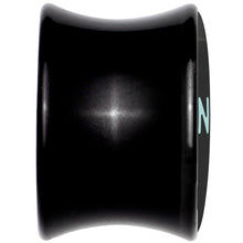 0G Phrase Logo CVNTY Black Acrylic Saddle Plug Set by Onyx O