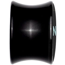 0G Phrase Logo CVNTY Black Acrylic Saddle Plug Set by Onyx O