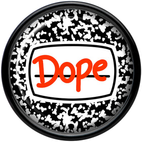 0G Dope Composition Notebook Black Acrylic Saddle Plug Set by Onyx O