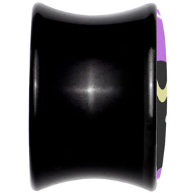 Black Mystic Kitty Cat Black Acrylic Saddle Plug Set by Onyx O