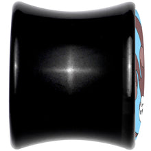 Oh My Otters Animal Black Acrylic Saddle Plug Set by Onyx O