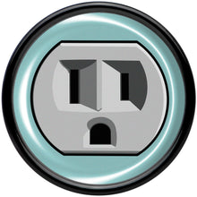 0G Frowning Plug OutletBlack Acrylic Saddle Plug Set by Onyx O