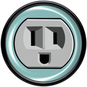 0G Smiling Plug Outlet Black Acrylic Saddle Plug Set by Onyx O