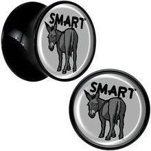 Donkey Smart Ass Black Acrylic Saddle Plug Set by Onyx O