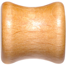 Organic Beechwood Geometric Butterfly Saddle Plug Set 0G to 25mm